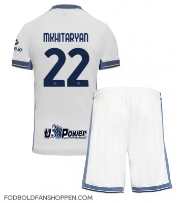 Inter Milan Henrikh Mkhitaryan #22 Udebanetrøje Børn 2024-25 Kortærmet (+ Korte bukser)